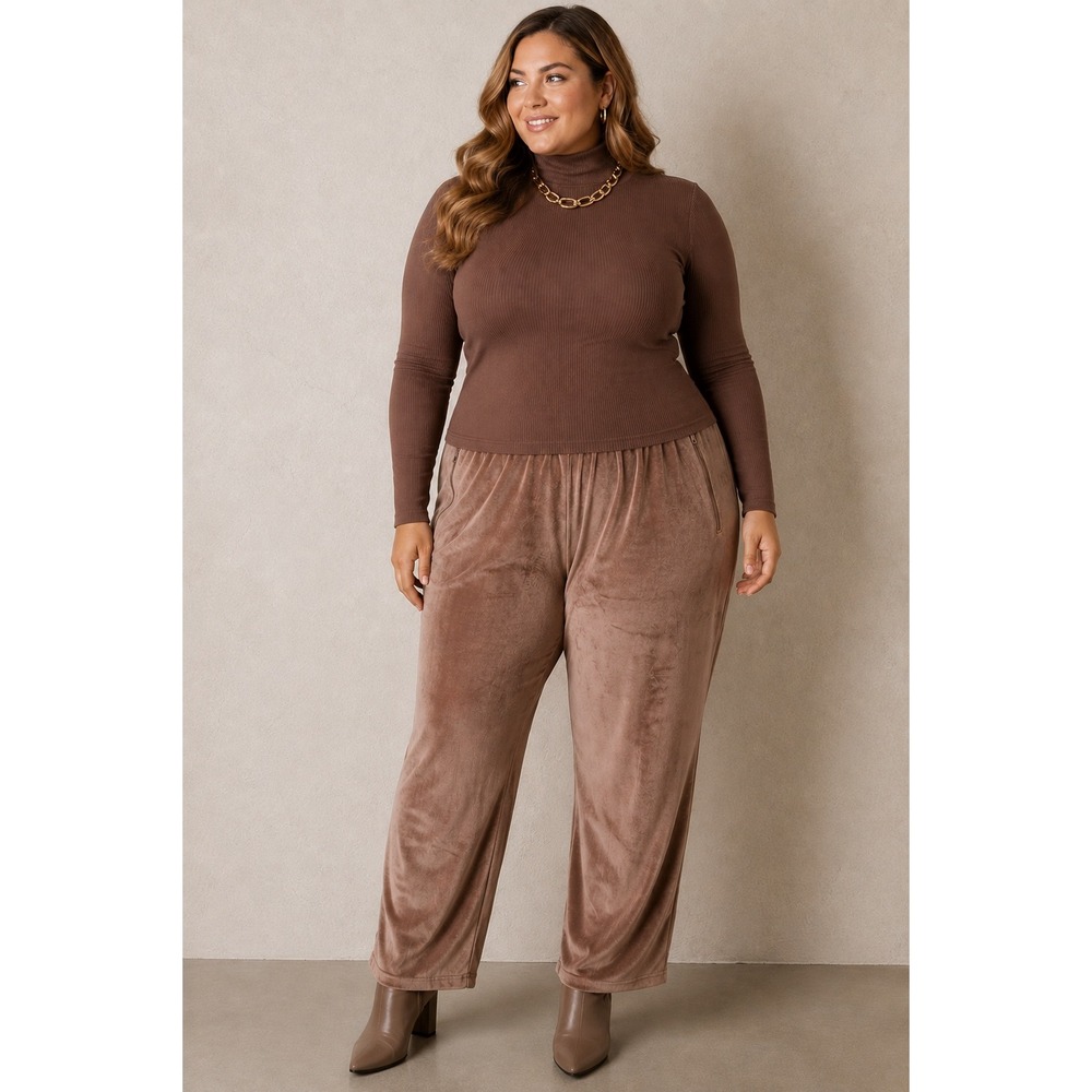 SKIMS Velour Track Pant Sienna 4X